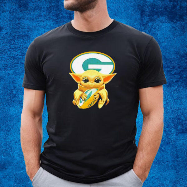 Green Bay Packers Baby Yoda T-Shirt