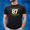 He's Team Captain And I'm On The Bleachers T-Shirt
