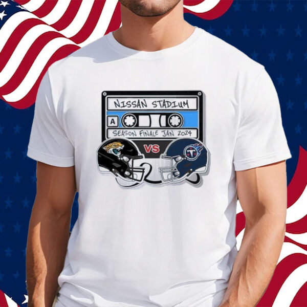 Jacksonville Jaguars Vs Tennessee Titans Gameday Nissan Stadium Season Finale Jan 2024 T Shirt