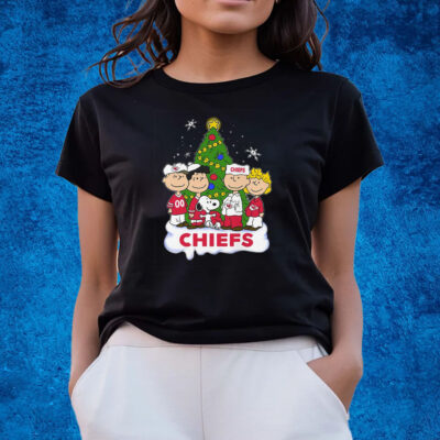 Kansas City Chiefs Snoopy Peanuts Christmas Shirt