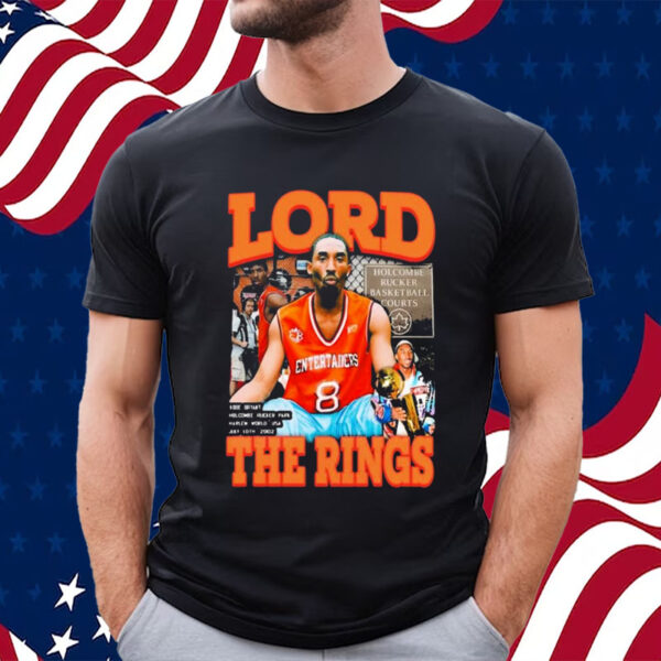 Kobe Bryant Lord Of The Rings Broken Not Beaten photo design shirt