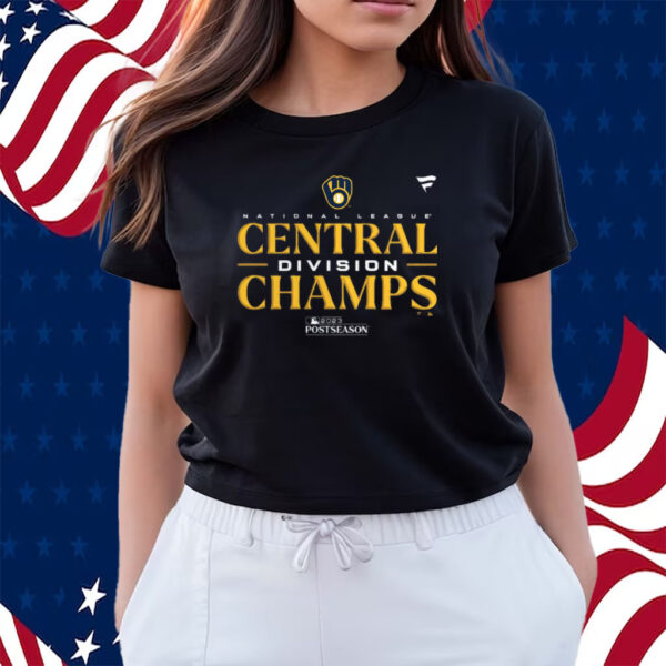 Milwaukee Brewers 2023 Nl Central Division Champions Locker Room T-Shirts