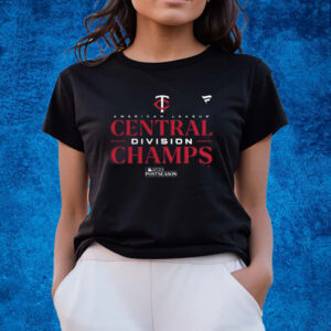 Minnesota Twins Fanatics Branded 2023 Al Central Division Champions Locker Room T-Shirts