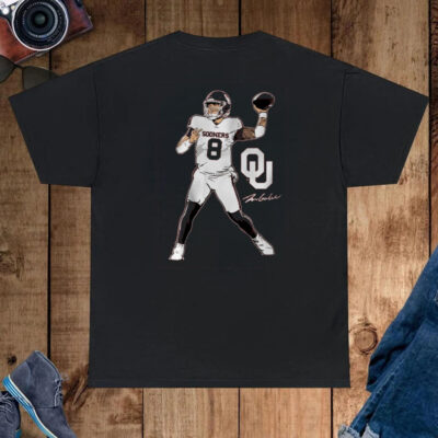 OKLAHOMA FOOTBALL DILLON GABRIEL SUPERSTAR POSE SHIRT