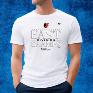 Official Baltimore Orioles 2023 Al East Division Champions Locker Room T-Shirt