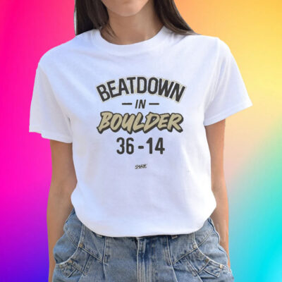 Official Colorado Buffaloes Beatdown In Boulder T-Shirts