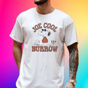 Official Snoopy Peanuts X Bengals Joe Cool Burrow T-Shirt