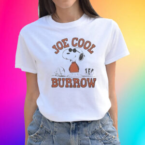 Official Snoopy Peanuts X Bengals Joe Cool Burrow T-Shirts