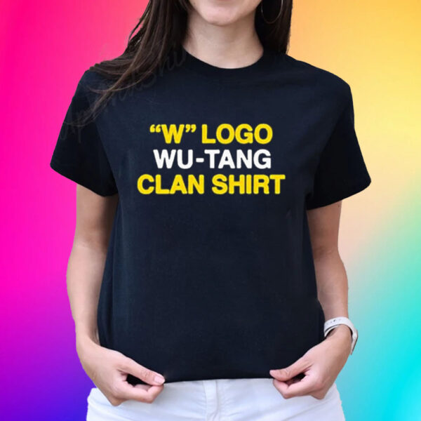 Official W Logo Wu Tang Clan Tee Shirts