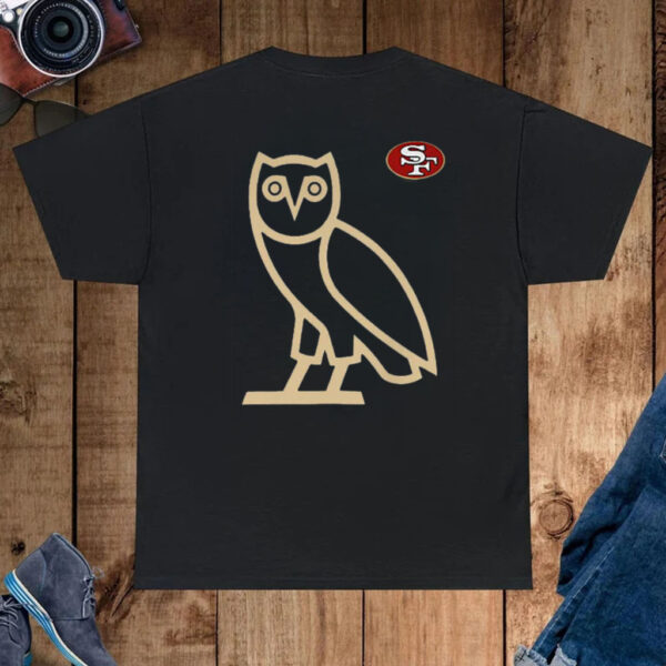 Ovo Scarlet San Francisco 49ers Owl Logo T-Shirt