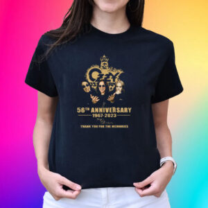 Ozzy Osbourne 56th Anniversary 1967 – 2023 Signature Thank You For The Memories T-Shirts