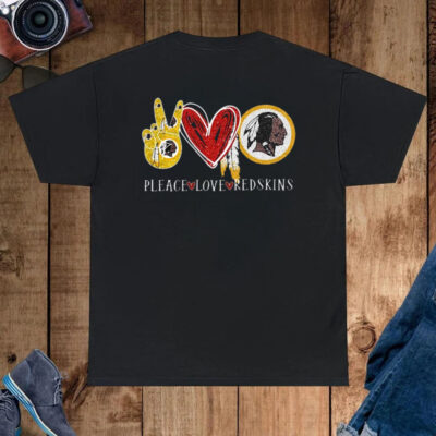 Pleace Love Redskins Washington Redskins T-Shirt