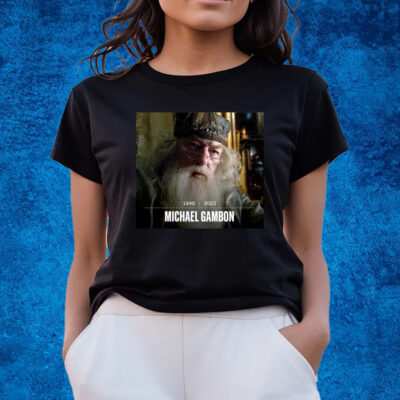 Rip Dumbledore Michael Gambon 1940-2023 T-shirts