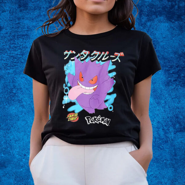 Santa Cruz Pokemon Ghost Type 3 T-Shirts