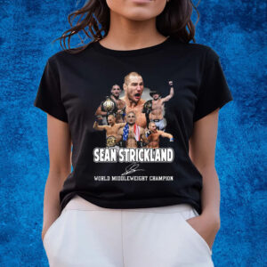 Sean Strickland World Middleweight Champion T-Shirts
