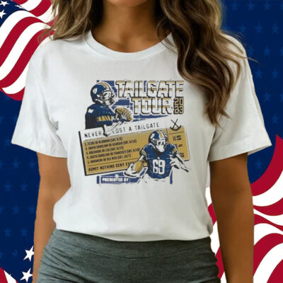 Tailgate tour 2023 ticket Football T-shirts