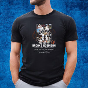 Thank You For The Memories Brooks Robinson 1937 – 2023 Signature T-Shirt