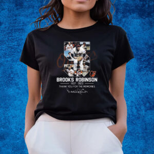 Thank You For The Memories Brooks Robinson 1937 – 2023 Signature T-Shirts