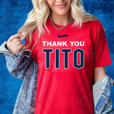 Thank You Tito Cleveland Guardians T-Shirt