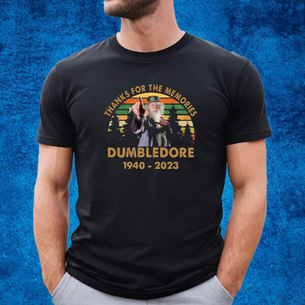 Thanks For The Memories Dumbledore 1940-2023 Shirt