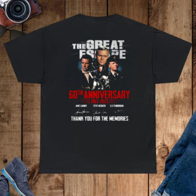 The Great Escape 60th Anniversary 1963 – 2023 Thank You For The Memories T-Shirt