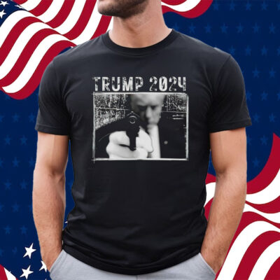 Trump 2024 gun shirt