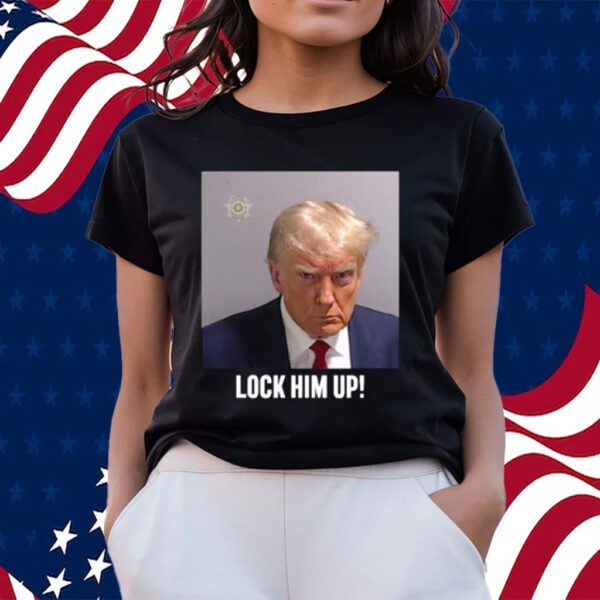 Trump Mugshot Lock Him Up Shirt-Unisex T-Shirts