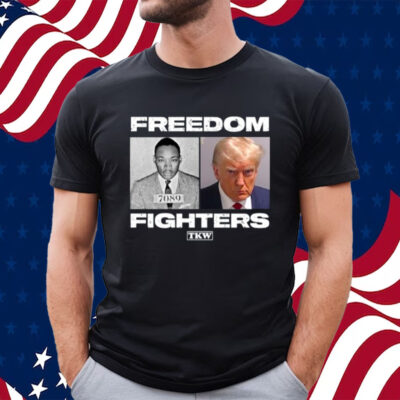 Trump X Martin Luther King Freedom Fighters Men's Apparel T-Shirt