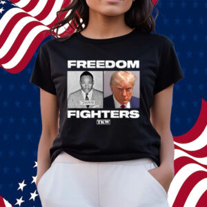 Trump X Martin Luther King Freedom Fighters Men's Apparel T-Shirts