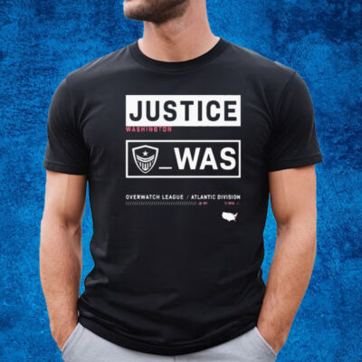 Washington Justice Overwatch League Atlantic Division T-shirt