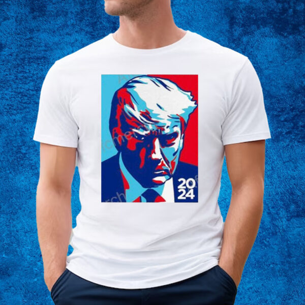 Winred Donald Trump merch Trump colorblock 2024 T-shirt