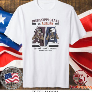 MississippI State Bulldogs Vs Auburn Tigers 2023 Game Day Matchup Shirts