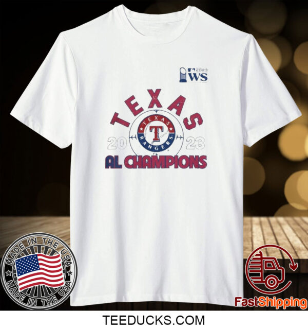 Texas Rangers 2023 American League Champions Power Play Tri Blend TShirt