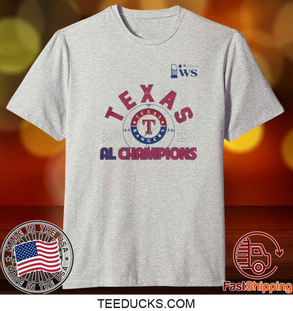 Texas Rangers 2023 American League Champions Power Play Tri Blend TShirt