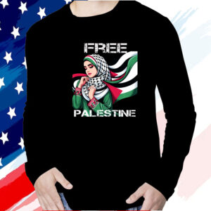 I Love Free Palestine Flag Save Gaza Strip Palestinian Shirt