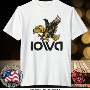 Official Iowa Hawkeyes Flying Herky T-Shirt