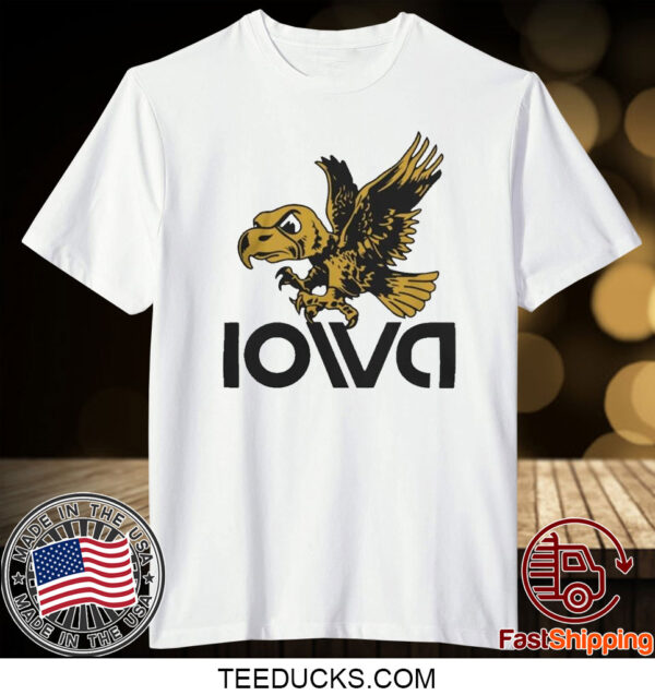 Official Iowa Hawkeyes Flying Herky T-Shirt