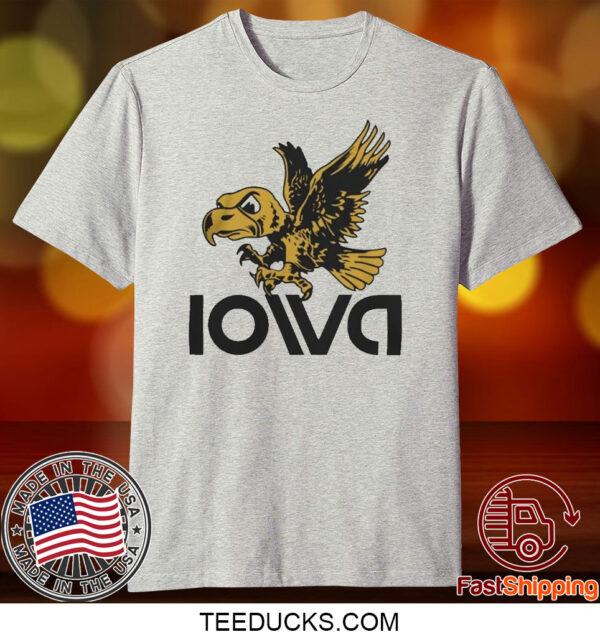 Official Iowa Hawkeyes Flying Herky T-Shirt