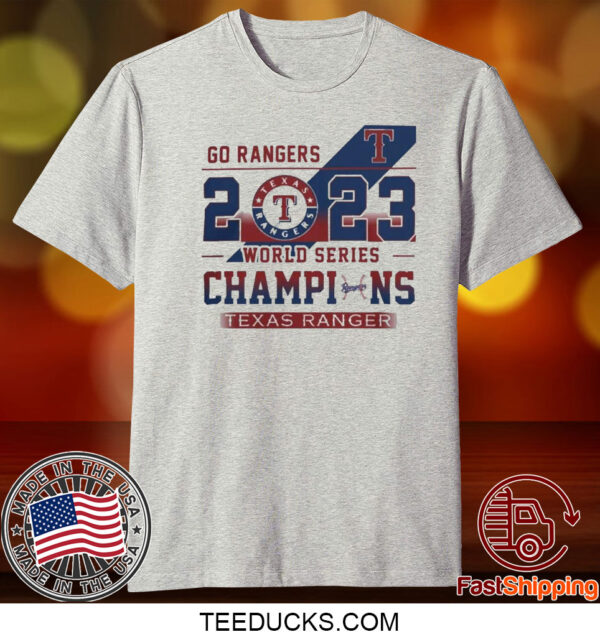 Go Rangers 2023 Texas Rangers American League Champions Shirt