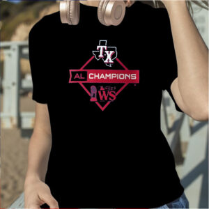 Texas Rangers 2023 American League Champions Diamond Icon T-Shirt
