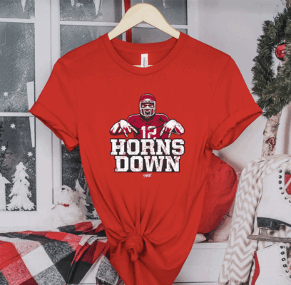 Horns Down TShirt For Oklahoma College Fans