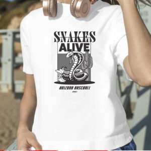 Snakes Really Alive Arizona Baseball T Shirt