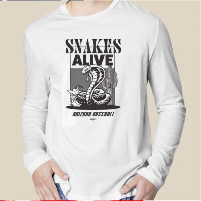 Snakes Really Alive Arizona Baseball T Shirt