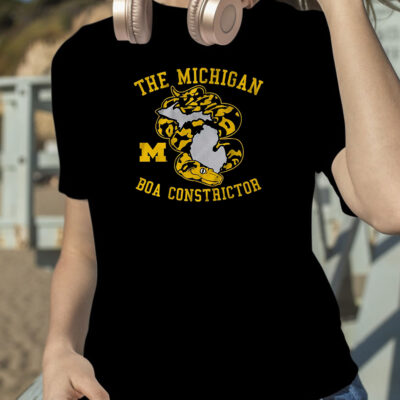 The Michigan Football Boa Constrictor T-Shirt