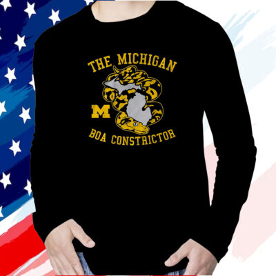 The Michigan Football Boa Constrictor T-Shirt