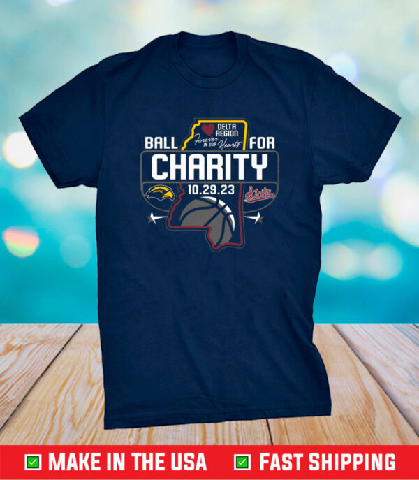 Southern Mississippi v Mississippi State Ball For Charity Shirt