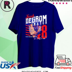 Jacob Degrom Inator Texas Degrominator Machine Signature T Shirt