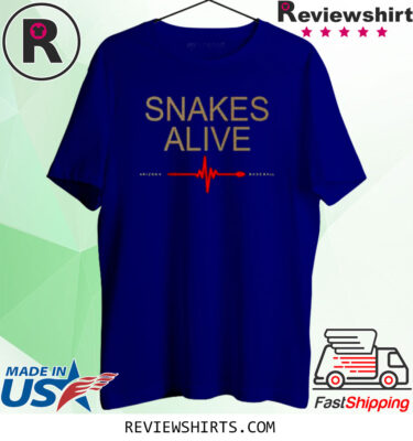 Official Snakes Alive Arizona Diamondbacks Baseball T-Shirt