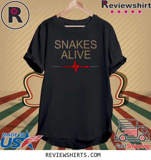 Official Snakes Alive Arizona Diamondbacks Baseball T-Shirt