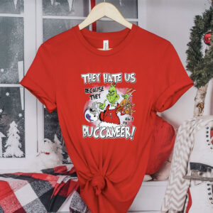 They Hate Us Because They Aint Us Tampa Bay Buccaneers Grinch Tee Shirt